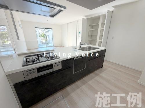 【仲介手数料０円】秦野市第3戸川　新築一戸建て　全5棟のキッチン|秦野市第3戸川　新築一戸建て　全5棟