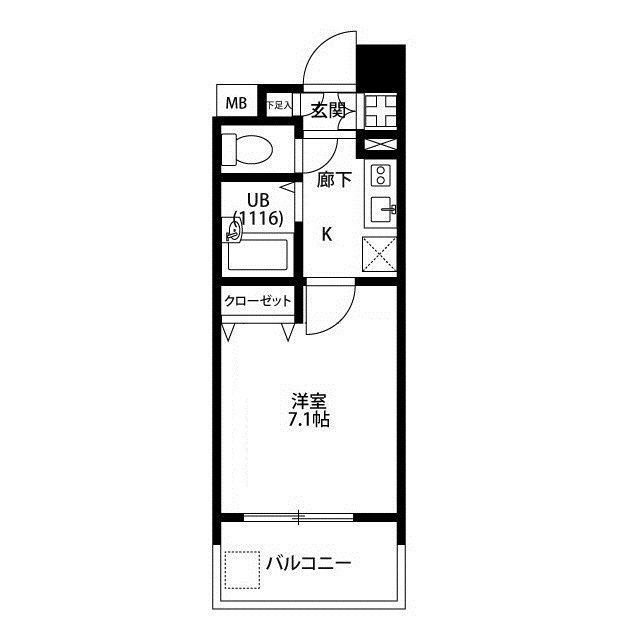 プレール高円寺の間取り|間取りです。