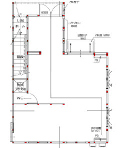 草津市平井１丁目の店舗事務所の間取り