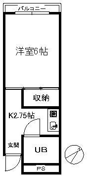 メゾン榛原の間取り