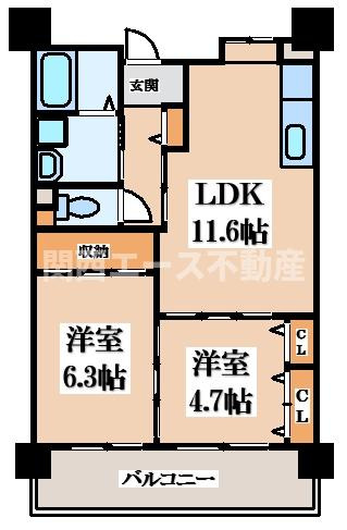 【間取り】 | OPH北千里青山台