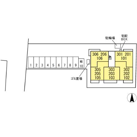 D-crinum 白銀Ⅱの区画図