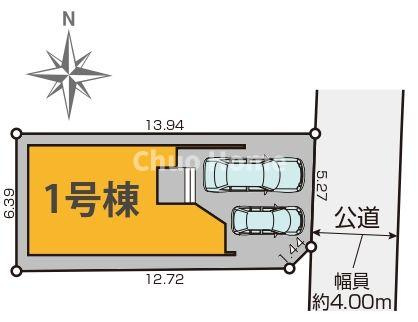 江戸川区東葛西4丁目新築分譲住宅の区画図|区画図