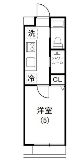 【間取り】 | アイビーV | 1Kの間取り！