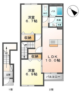 【間取り】 | クレール・アンジュ