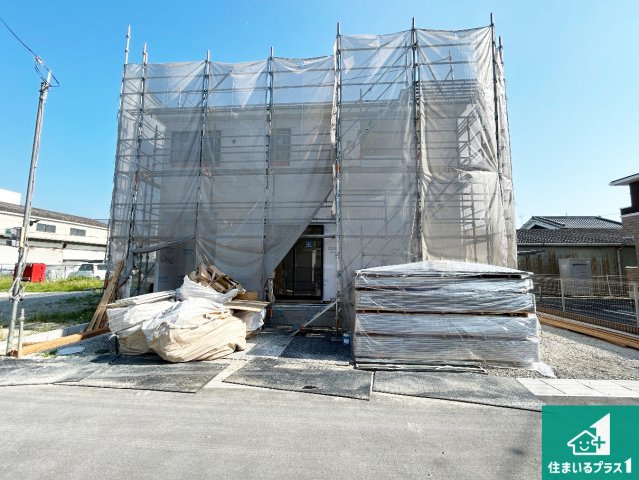 ●大和郡山市今国府町　第2期　新築一戸建ての外観|現在はこんな感じです。完成までが待ち遠しいですね。