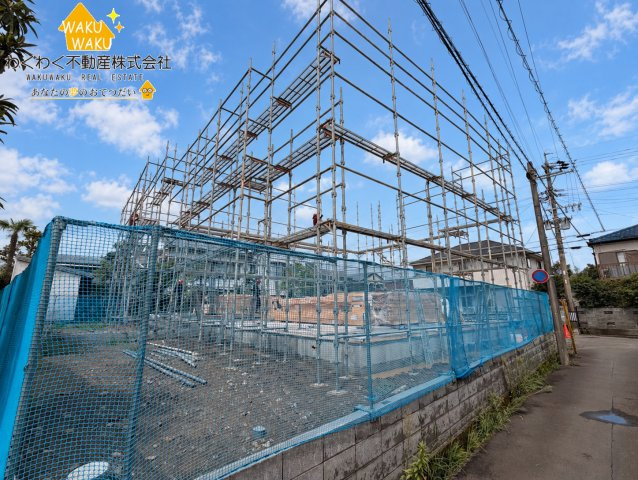 藤枝市藤岡1丁目　3期の前面道路含む現地写真|【1号棟】2026年9月8日撮影