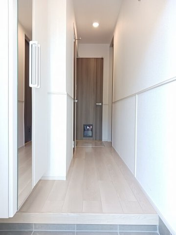 クラール高萩Ａの玄関