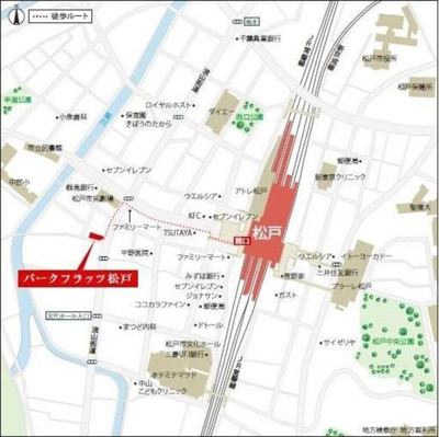 【地図】 | パークフラッツ松戸