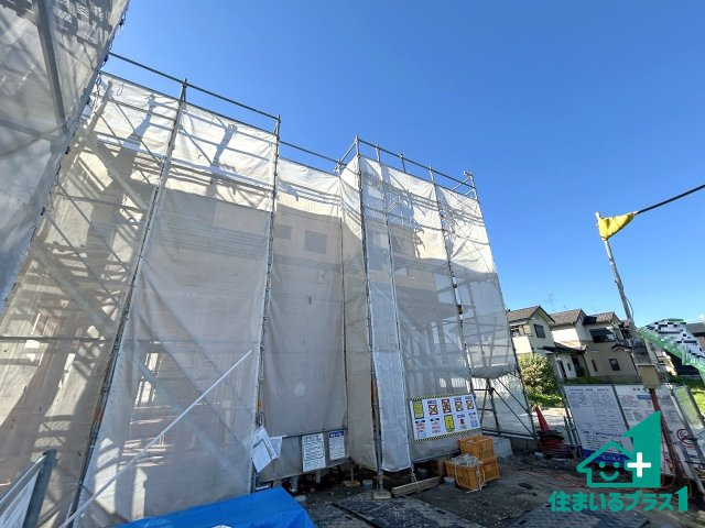 ●26(土)27(日)現地案内可能！　天理市岸田町の外観|建築中ですが現地を見ると分かる事もございますので、ぜひ一度現地をご覧ください。