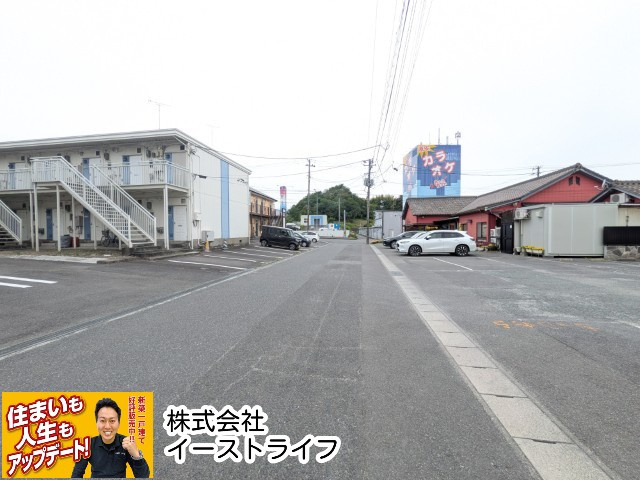 【新築戸建】　いわき市自由ヶ丘4期　長期優良住宅　全2棟の前面道路含む現地写真|南東側5.5ｍ公道