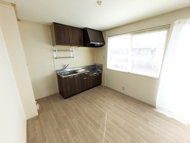 岡山市南区洲崎３丁目のアパートのキッチン
