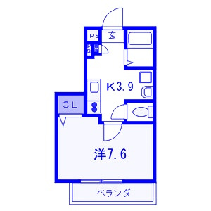 デュオ リズムの間取り