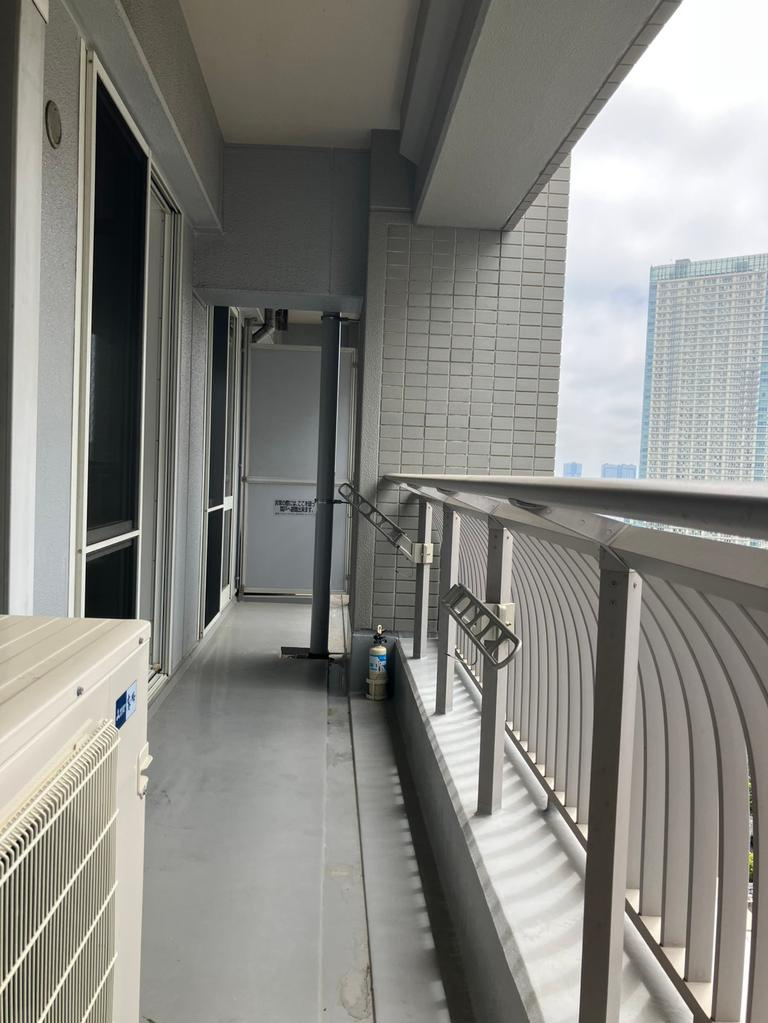 晴海アイランドトリトンスクエアビュータワーのバルコニー