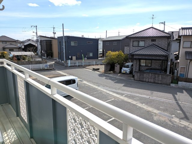 岡山市南区洲崎３丁目のアパートの展望