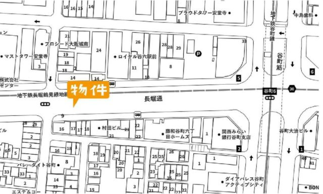 竹野ビルの地図