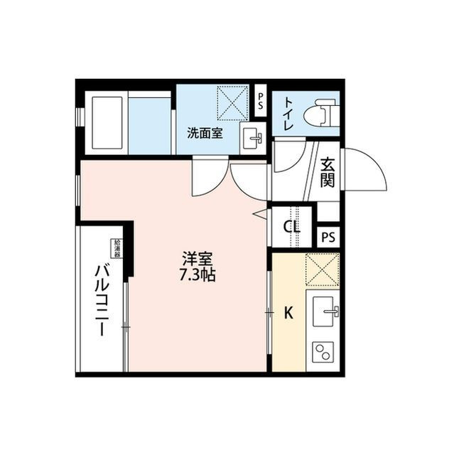 アムール幡代の間取り|間取りです。