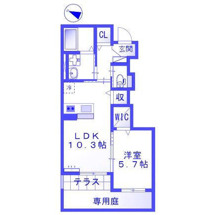 ソレイユの間取り