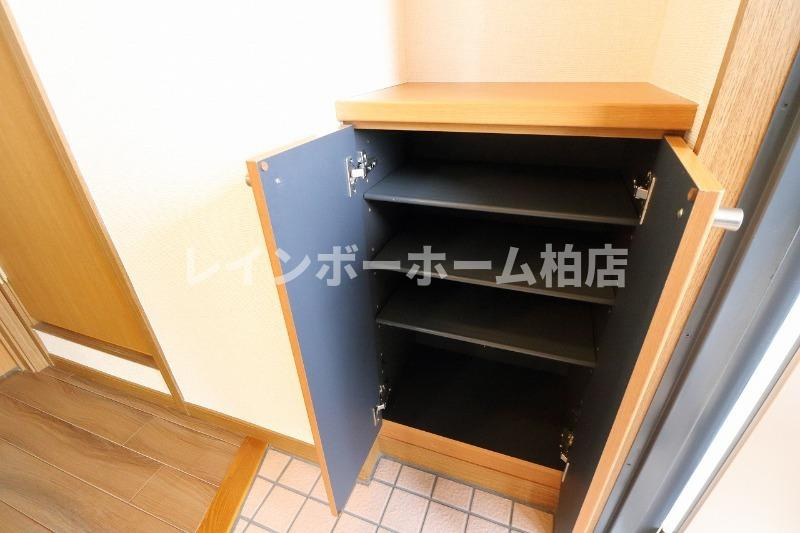 チャームテラス222Wの玄関