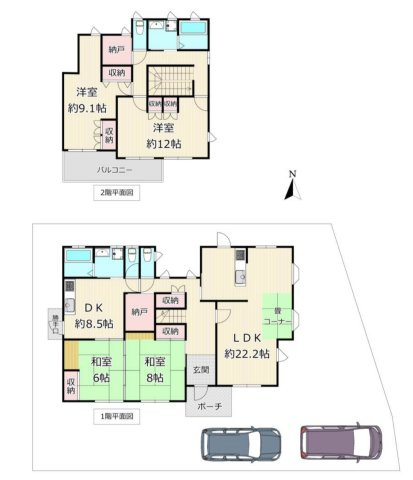 【間取り】 | 東松山市大字松山　中古戸建