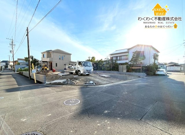 藤枝市藤岡1丁目　3期の前面道路含む現地写真|【全2棟】2026年6月1日撮影