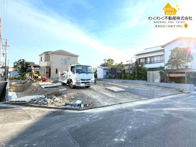 藤枝市藤岡1丁目　3期の前面道路含む現地写真|【全2棟】2026年6月1日撮影