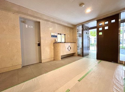 セザールスカイ銀座東のロビー|毎日通るロビーはこのようになっています