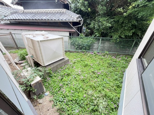 森井マンションの庭