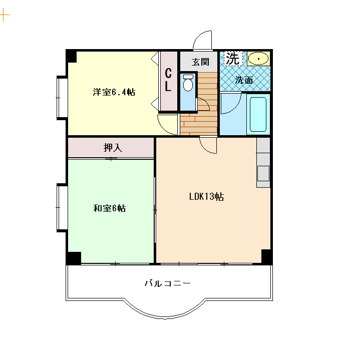 ハイネス岡本の間取り