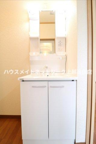 ラグナハウス　Ｂ棟の独立洗面台|洗髪洗面化粧台