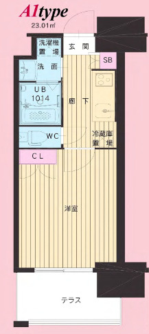 福岡市中央区高砂１丁目の賃貸マンションの間取り