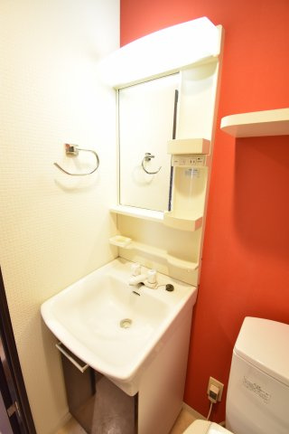 福岡市博多区千代６丁目の賃貸マンションの洗面所