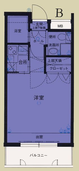 エステートモア・平尾パージュの間取り
