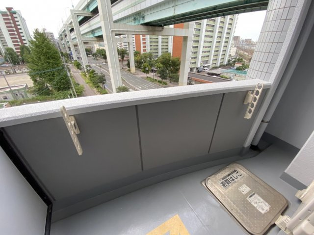 アリビオ博多駅北のバルコニー