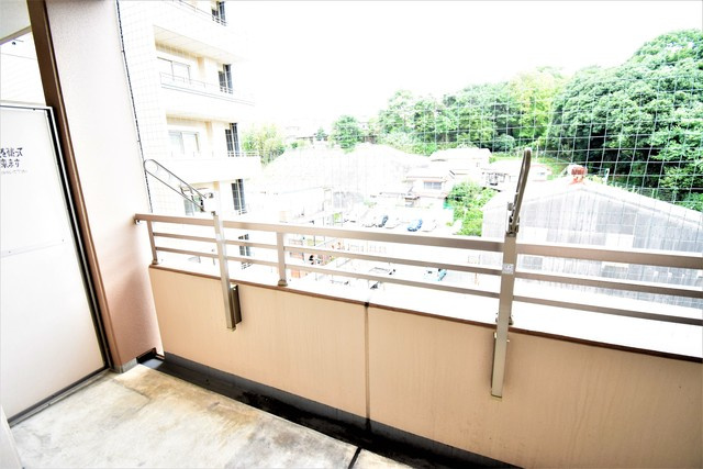 福岡市中央区港３丁目の賃貸マンションのバルコニー