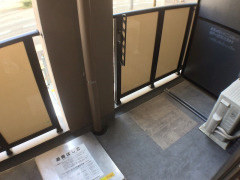エルヴィータ駅南のバルコニー