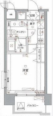 アクロス新宿の間取り|間取りです。