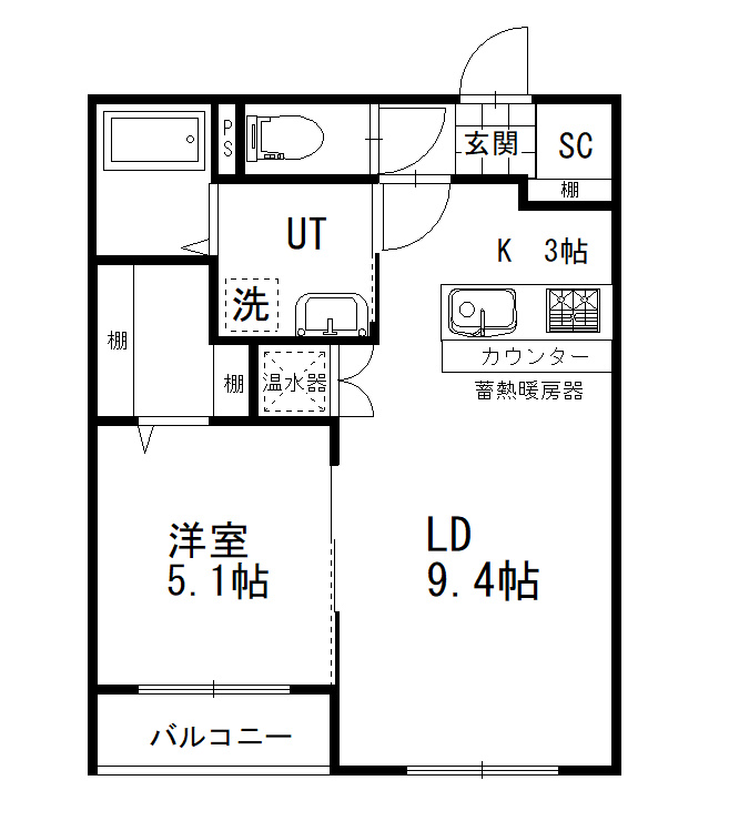 フレバンスの間取り