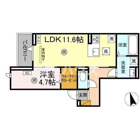 D-SOLACE津田沼 Ⅱの間取り