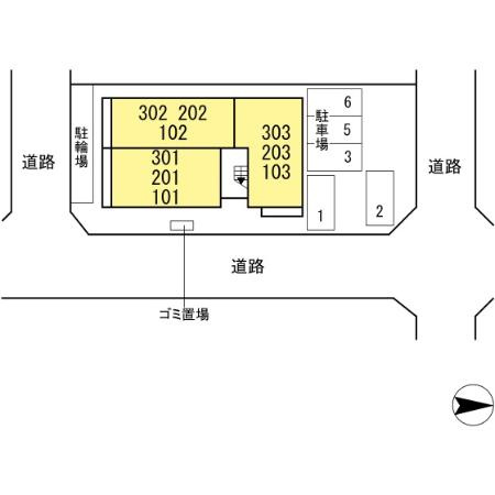 グリーンパークの区画図