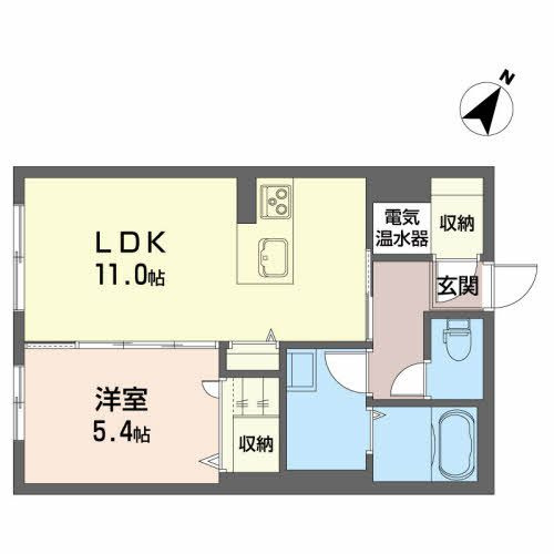 フォーブール馬場町の間取り