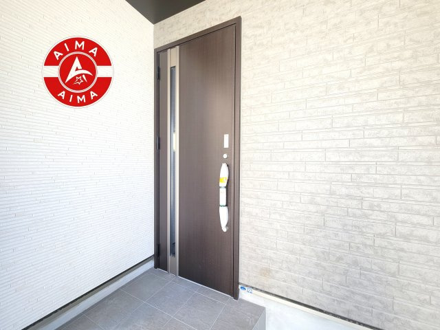 福岡市東区香椎駅東1丁目第1-1棟（A号棟）の玄関|おでかけの時も帰った時も、「我が家」を最初に感じでもらえる素敵な空間に。