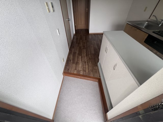 セルサス大道弐番館の玄関