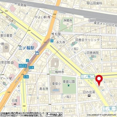 【地図】 | ライオンズクオーレ東京三ノ輪シティゲート