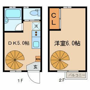 プレイス下落合の間取り