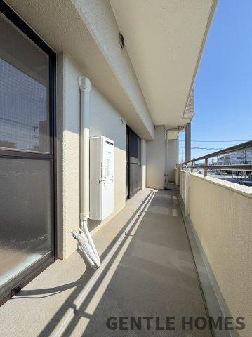 アムール和白駅のバルコニー