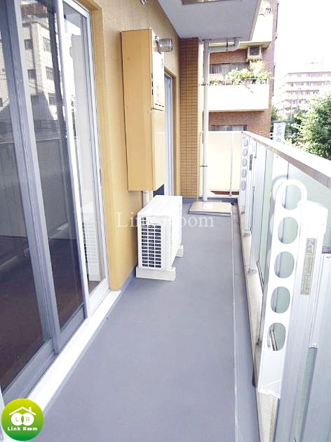 カスタリア門前仲町Ⅱのバルコニー