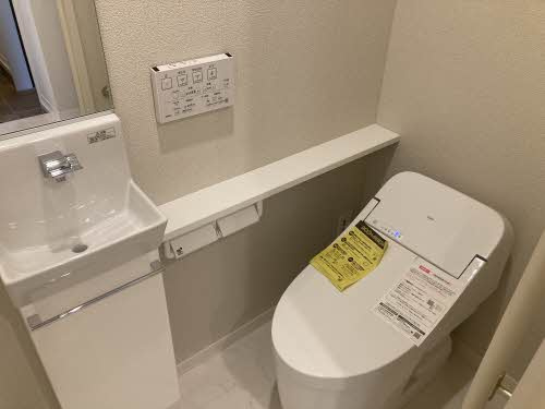 熊本市東区東京塚町のアパートのトイレ