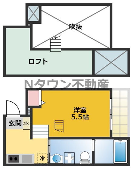 【間取り】 | Ｋレジデンス名駅 | 間取りです。