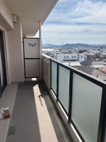 チサンマンション中之島のバルコニー